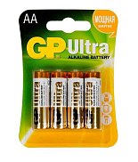 Батарейки алкалиновые GP Ultra Alkaline AA/LR6 - 4 шт.